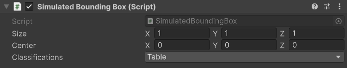 Simulated Bounding Box component