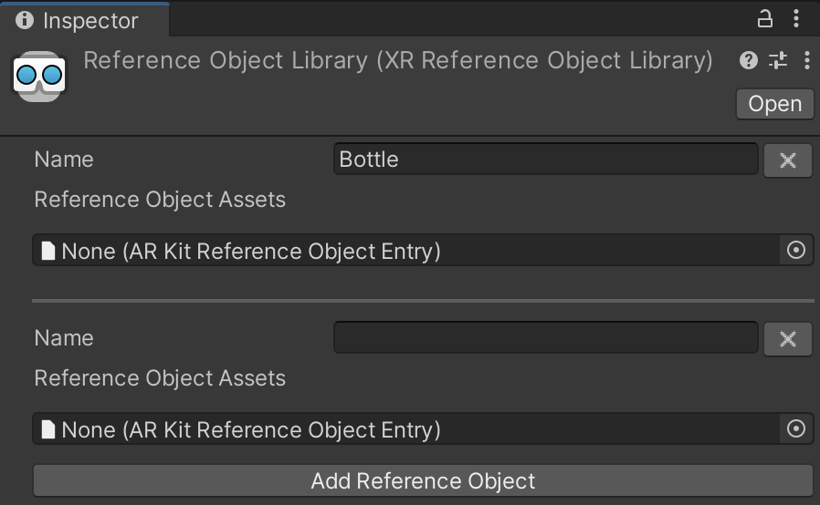 A reference object library A reference object library