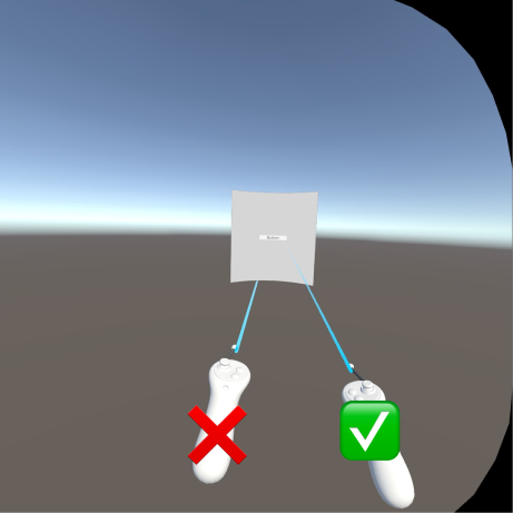 Demonstration of controller bug using Oculus Link Cable.