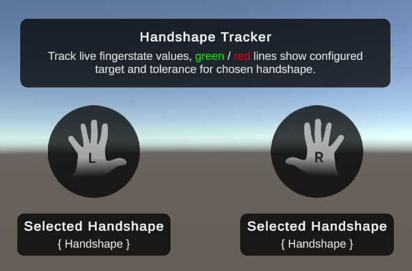 Debug hand shapes