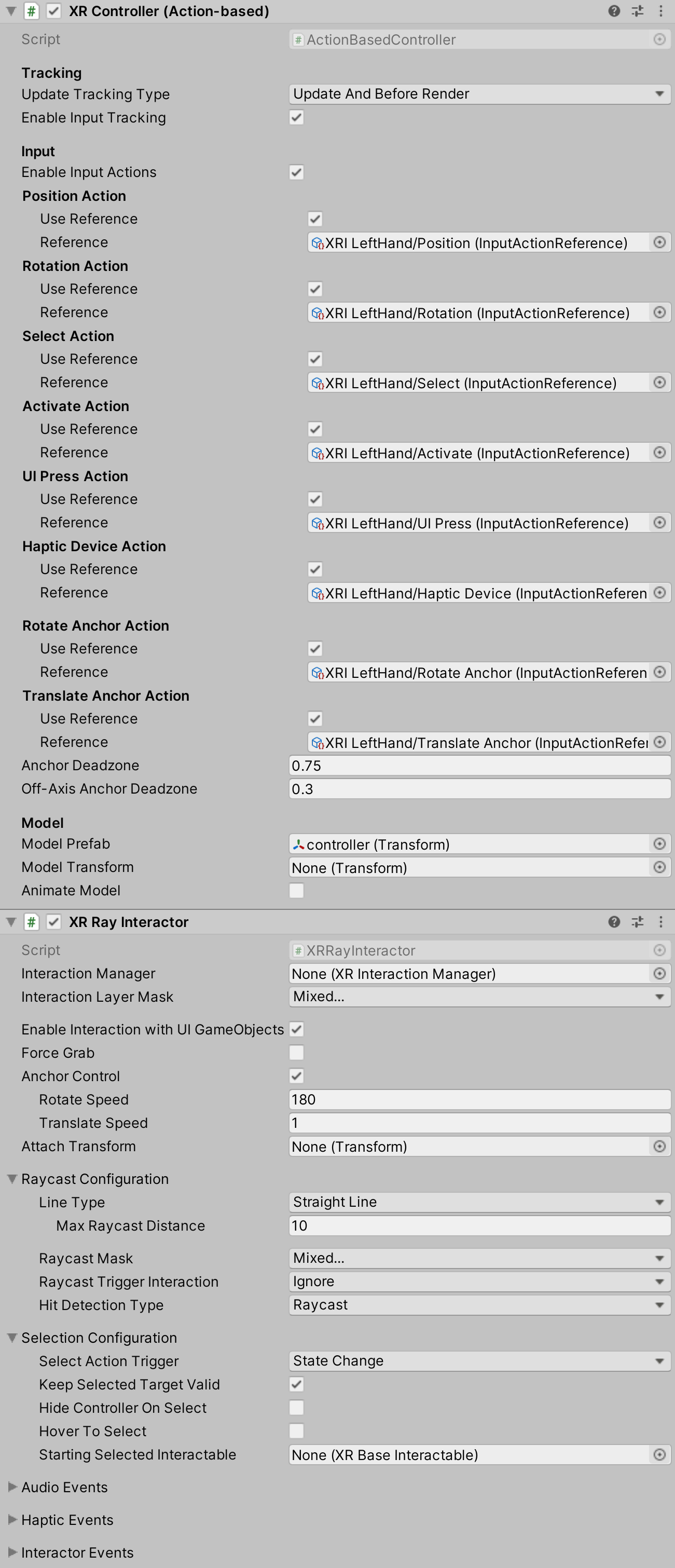 interactor-setup