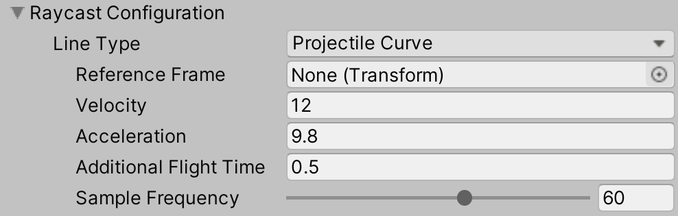 raycast-configuration-projectile-curve