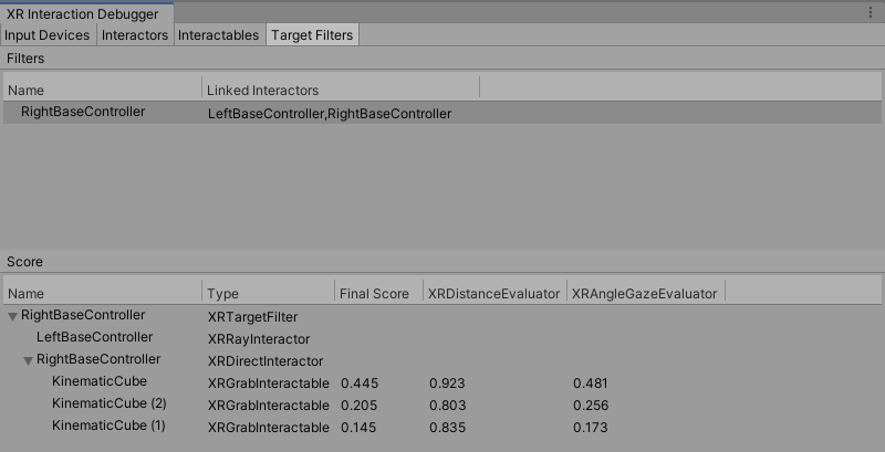 xr-target-filter-debugger