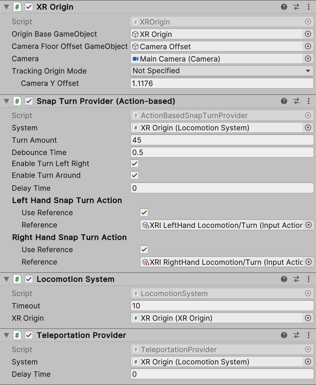 locomotion-setup-xr-rig-components