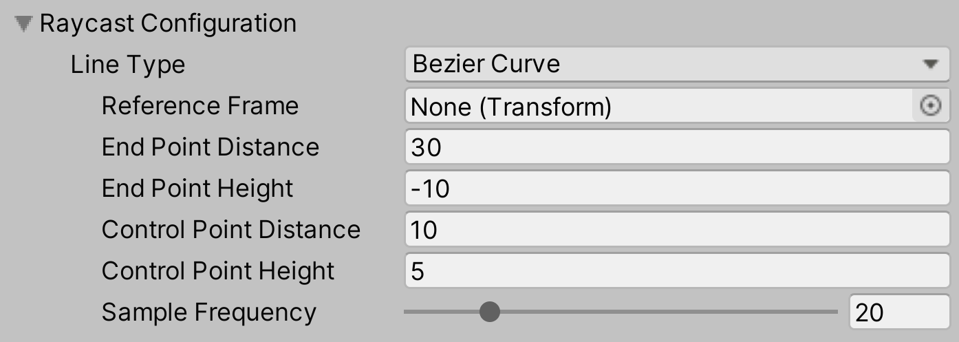 raycast-configuration-bezier-curve