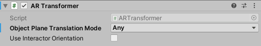AR Transformer component