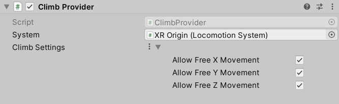 ClimbProvider component