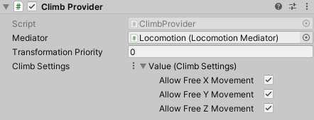 ClimbProvider component