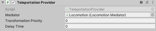 TeleportationProvider component