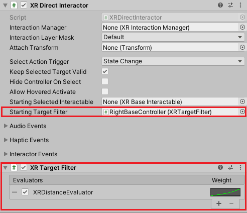 xr-target-filter-setup