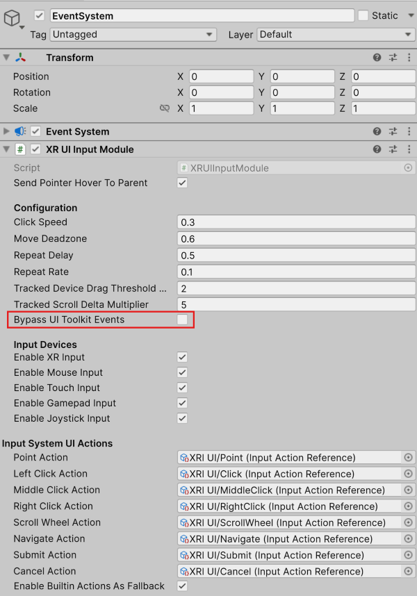 Bypass UI Toolkit Events