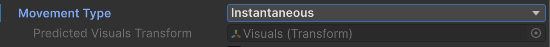 Instantaneous movement type