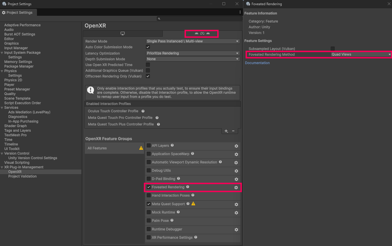 Enable the quad views feature in your Project Settings