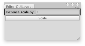 Unity Scripting API EditorGUILayout.FloatField