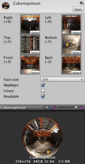 Legacy Cubemap Inspector