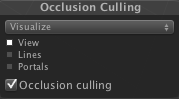 Scene 视图中的 Occlusion View 模式