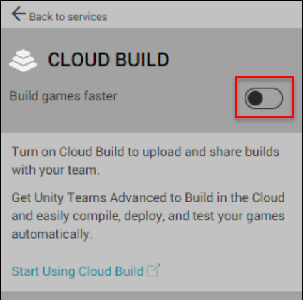 unity cloud build manifest example