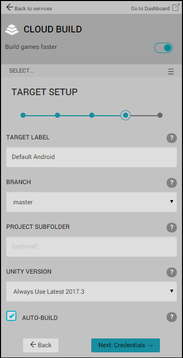 unity cloud build long build time