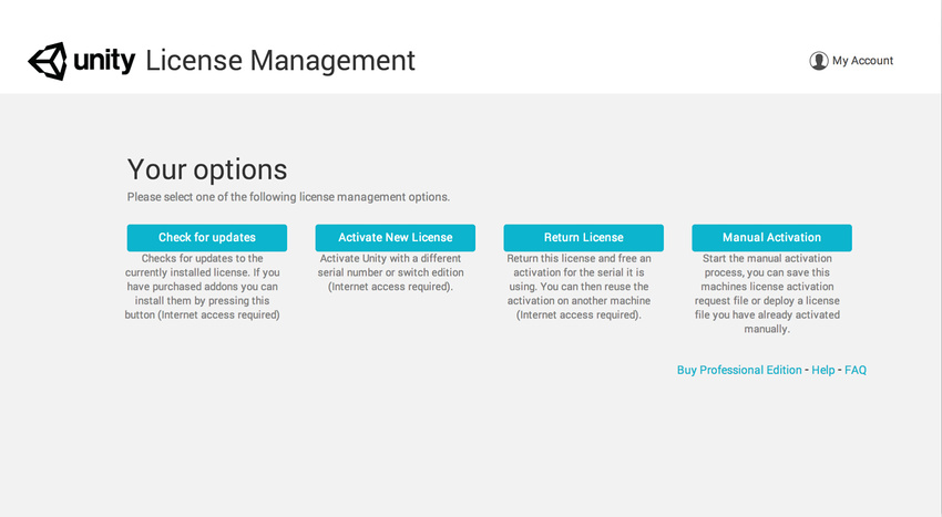 License Management 窗口