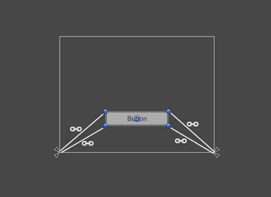 UI 元素的左角锚定到父项的左下角并且右角锚定到右下角。元素的角与其各自的锚点保持固定的偏移。