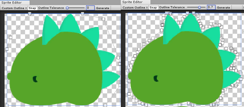 Sprite Editor Custom Outline Unity 手册