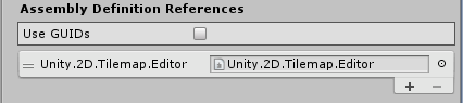 Tilemap Editor 的程序集定义