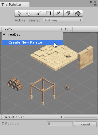 选择创建新面板 (Create New Palette)。
