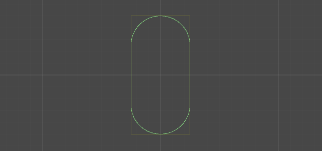 设置 2D 胶囊碰撞体使 Size 与 Direction匹配的示例