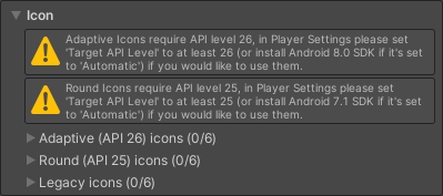 Android 平台的 Icon 设置。