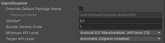 Android 平台的标识设置 