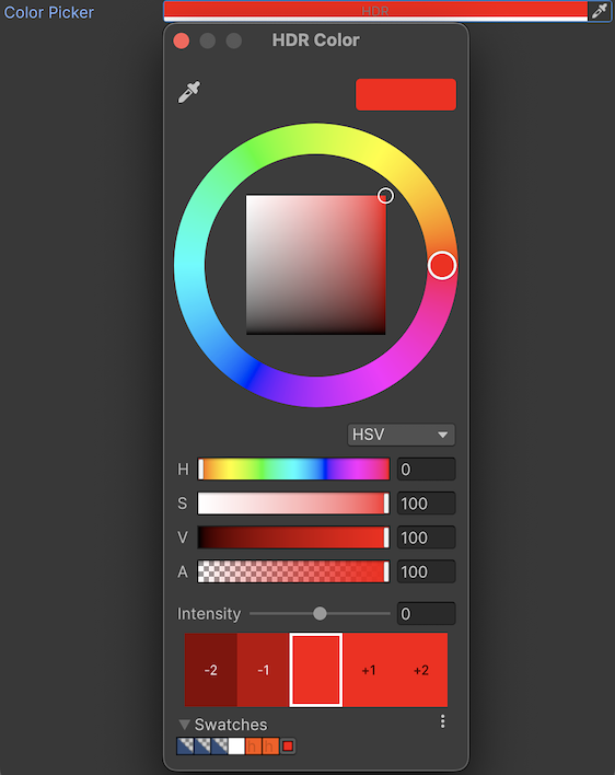 ColorField 控件示例