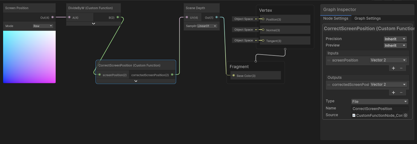 Shader Graph，使用 Custom Function 节点转换原始 UV 坐标
