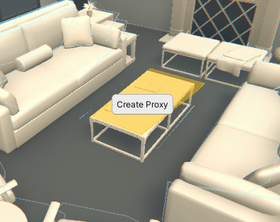 Create Proxy 按钮