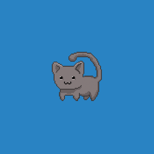 未裁剪的猫