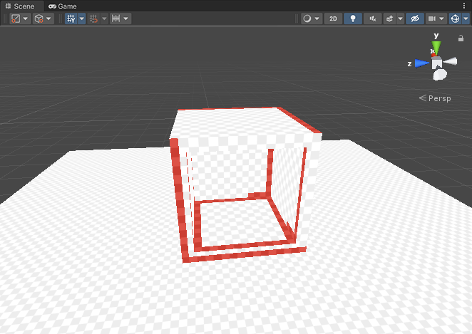 Scene View using UV Overlap draw mode (see dropdown in top left)