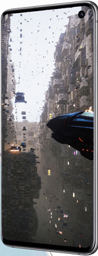 Unity Megacity running on an Android device.