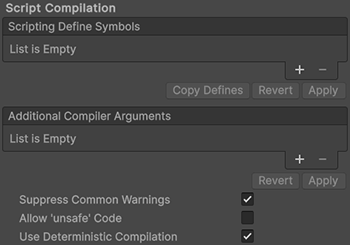 iOS 的脚本编译设置。