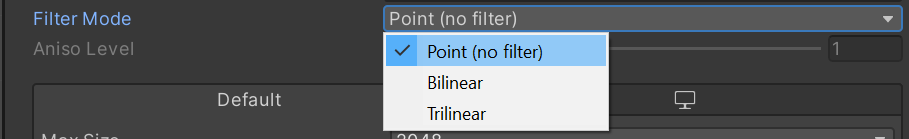 设置“点”模式