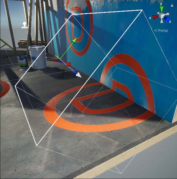 贴花投影器 (Decal Projector) 包围盒