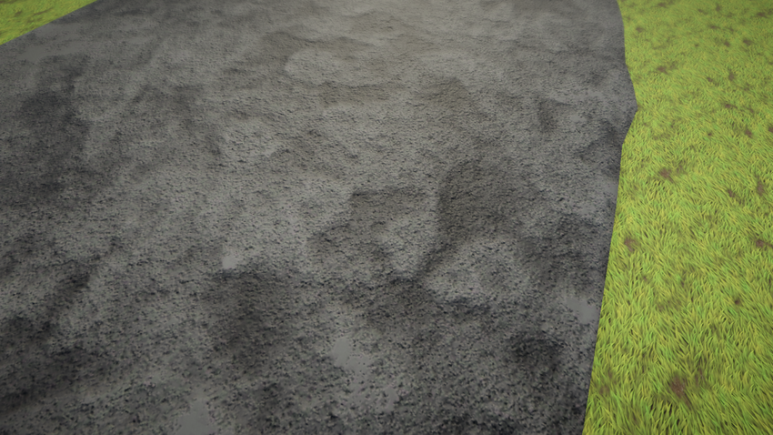 没有贴花的示例场景