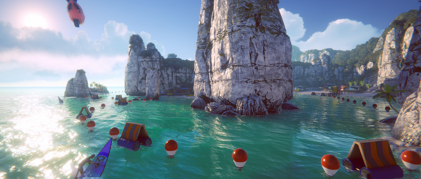 使用颜色调整效果的场景。