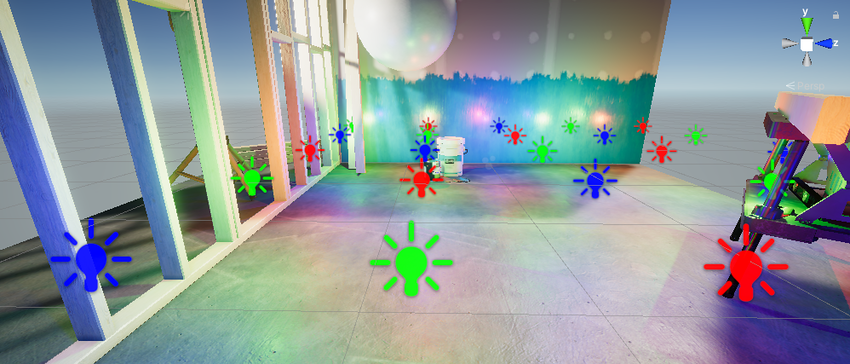 使用延迟渲染路径渲染的场景