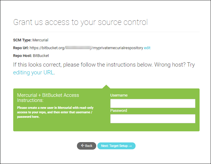 Dashboard grant access window