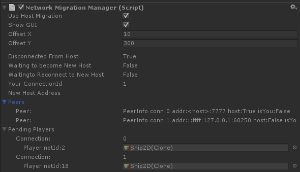 El componente Network Migration Manager