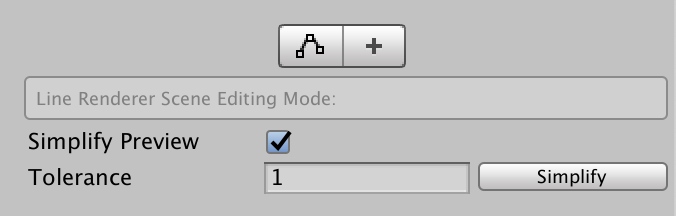 Line Renderer Edit Points and Create Points buttons