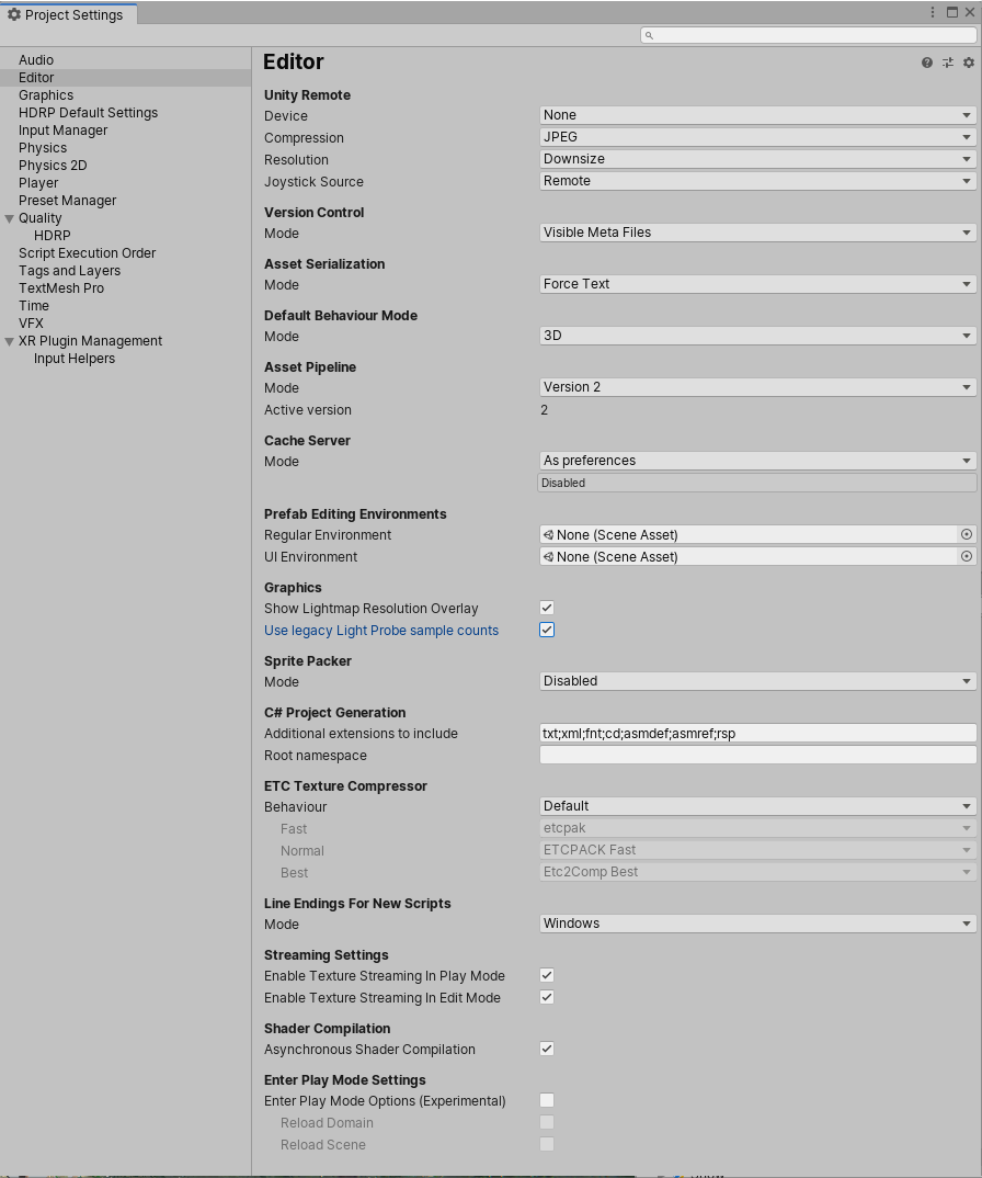 editing meshes in unity 2019