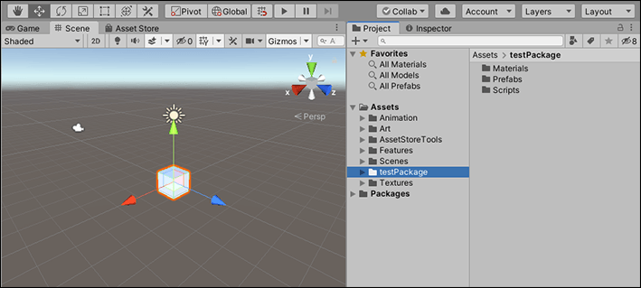 Your Unity Project with the Assets inside a top-level folder