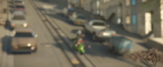 Example with small Max Blur Distance