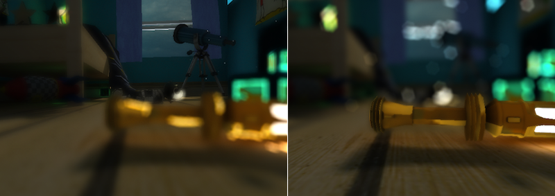 Foreground vs Background blurring with Depth of Field