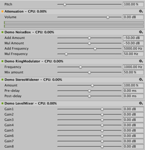 始めるためのカスタム GUI のないシンプルなプラグインの束